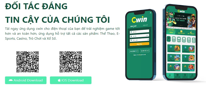 Hướng dẫn cách tải app cá cược Cwin về điện thoại